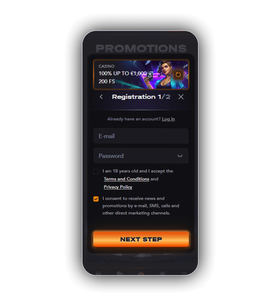 Mad Casino Registration